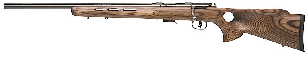 Savage Arms 96210 93R17 BTVLSS Full Size 17 HMR 5+1 21" Satin Heavy Button Rifled Barrel, Satin Drilled & Tapped Stainle