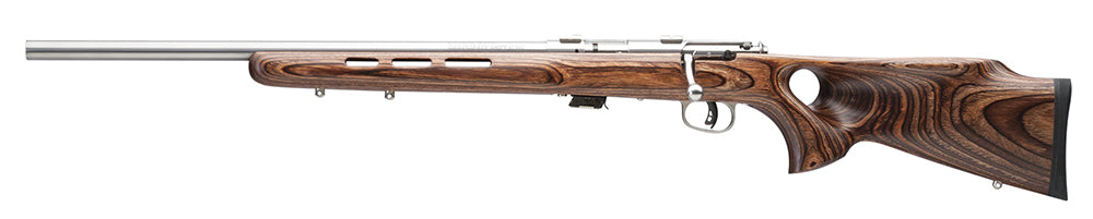 Savage Arms 25795 Mark II BTV Full Size 22 LR 5+1 21" Satin Heavy Button Rifled Barrel, Satin Drilled & Tapped Stainless