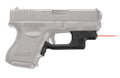 Crimson Trace 0123401 Laserguard  Compatible w/Glock Compact & Sumcompact, Red Laser Black Polymer