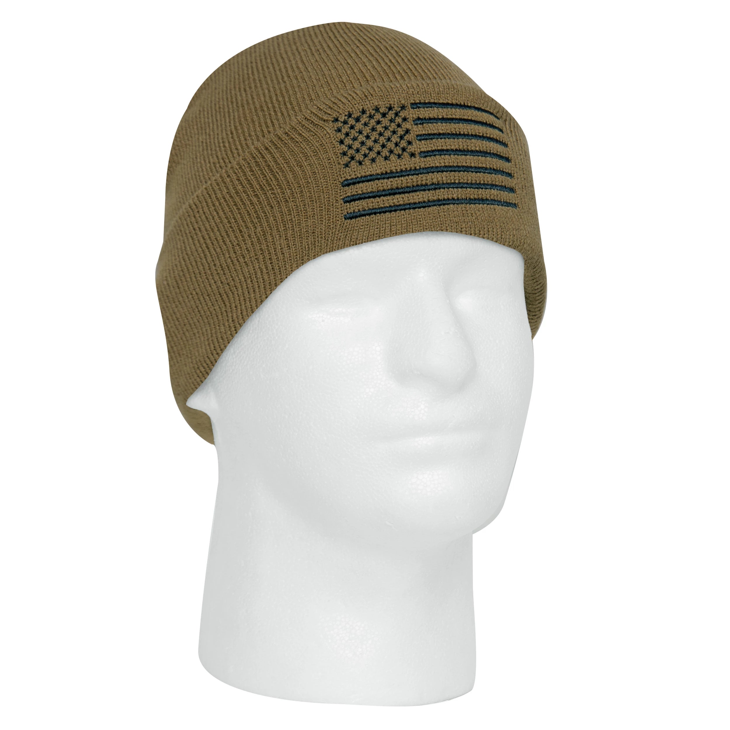 Rothco US Flag Embroidered Fine Knit Watch Cap