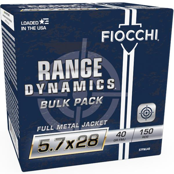5.7x28mm 40gr FMJ 150 Round Bulk