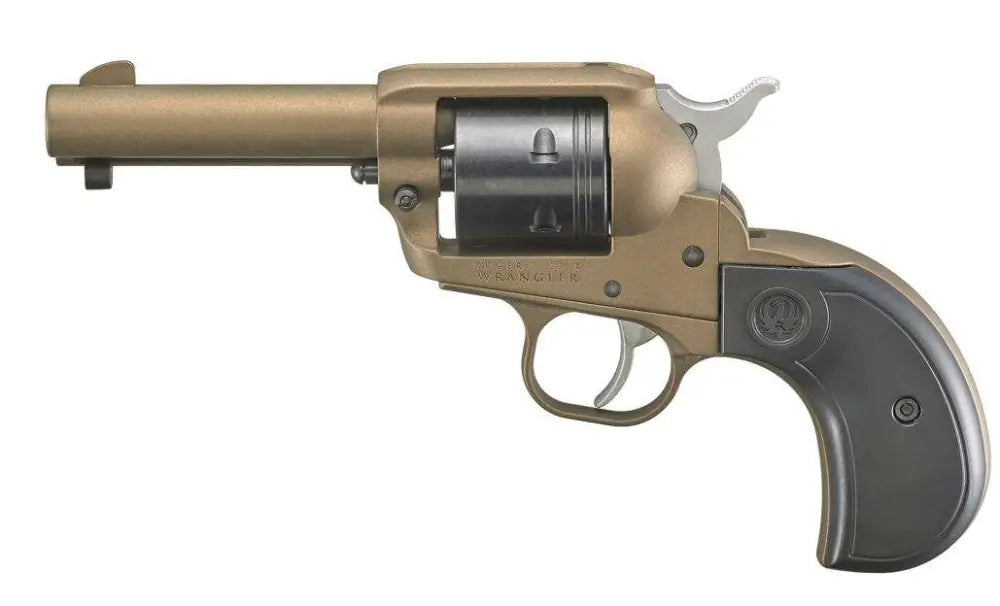 dRUGER WRANGLER 22LR S/A 3.75" REVOLVER BRNT BRZ