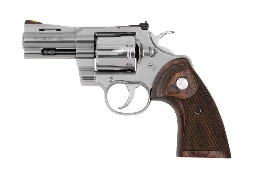 COLT PYTHON STAINLESS REVOLVER 357 MAG 3" 6 RD
