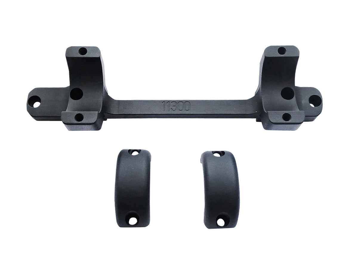 DNZ 11300 Game Reaper Scope Mount/Ring Combo Matte Black 1" Tube, Fits Howa 1500 Short Action Rifle, Medium Rings
