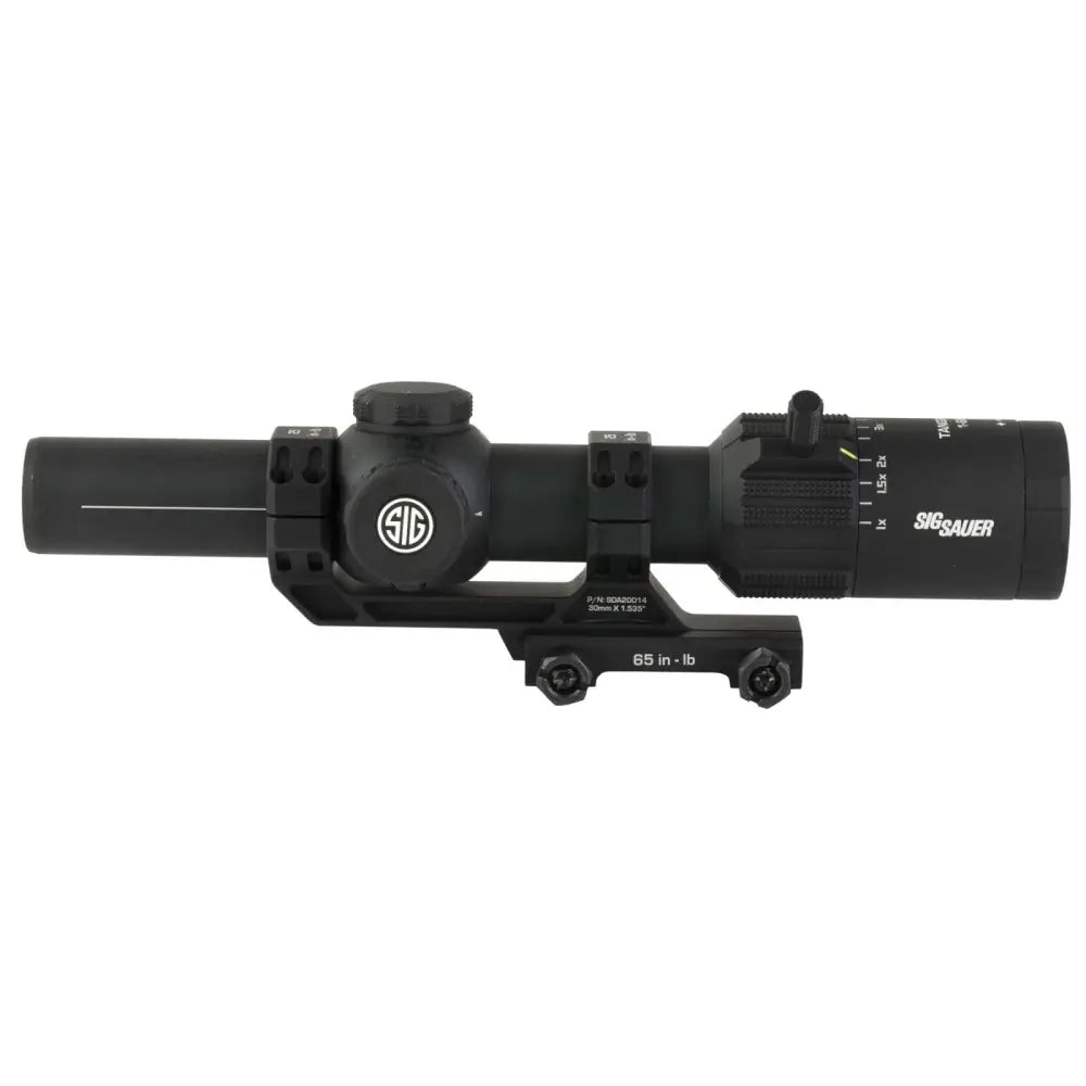 SIG SAUER TANGO MSR 1-8X24 30MM SFP ILLUMINATED MSR BDC8 RETICLE, 0.5 MOA BLACK W/ MOUNT