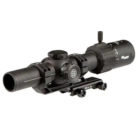 SIG SAUER TANGO MSR 1-8X24 30MM SFP ILLUMINATED MSR BDC8 RETICLE, 0.5 MOA BLACK W/ MOUNT