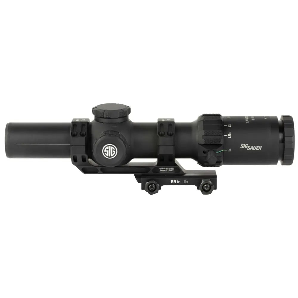 SIG SAUER TANGO MSR 1-10X28 34MM SFP ILLUMINATED MSR BDC10 RETICLE, 0.5MOA BLACK W/ MOUNT