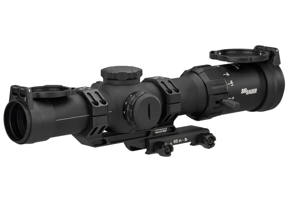 SIG SAUER TANGO MSR 1-10X28 34MM SFP ILLUMINATED MSR BDC10 RETICLE, 0.5MOA BLACK W/ MOUNT