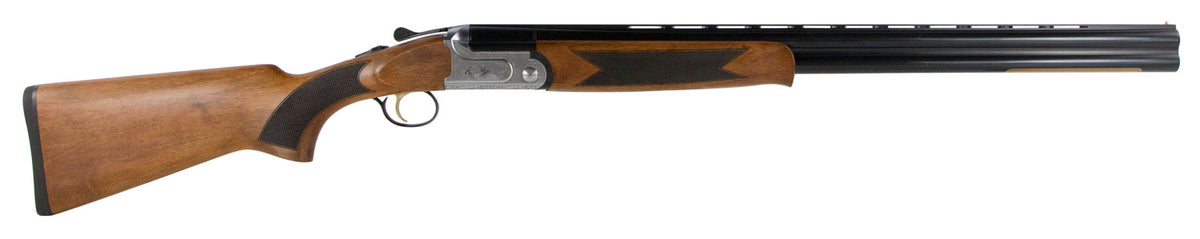 Dickinson GW12W30P Green Wing  12 Gauge Break Open 3" 2rd 30" Black Vent Rib Barrel, Silver Engraved Aluminum Receiver, 