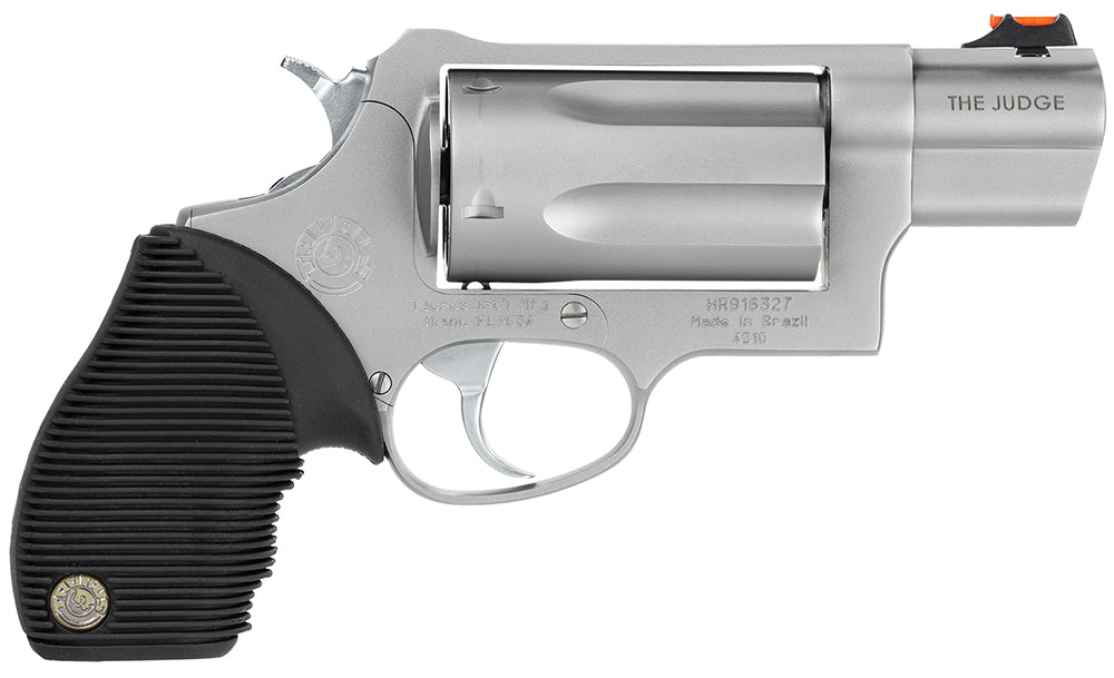 Taurus 2441039TC Judge Public Defender Small Frame 45 Colt (Long Colt)/ 410 Bore 5rd 2" Matte Stainless Steel Barrel, Cy