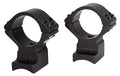 Talley 94X725 Scope Mount/Ring Combo  Extended Black Anodized 1" Tube Savage Round Receiver with AccuTrigger (110 Series