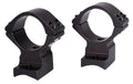 Talley 930734 Scope Mount/Ring Combo  Black Anodized 1" Tube Weatherby Vanguard Low Rings