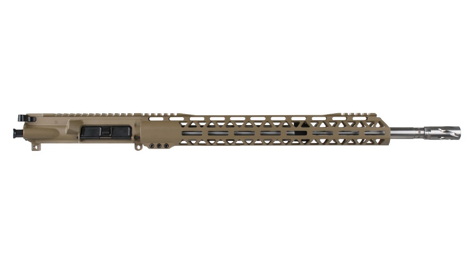 BC-15 .350 Legend Flat Dark Earth Cerakote Forged Complete Upper Assembly, 18" Stainless Heavy Barrel, 1:16 Twist, Carbine Length Gas System, 15" M-LOK Rail