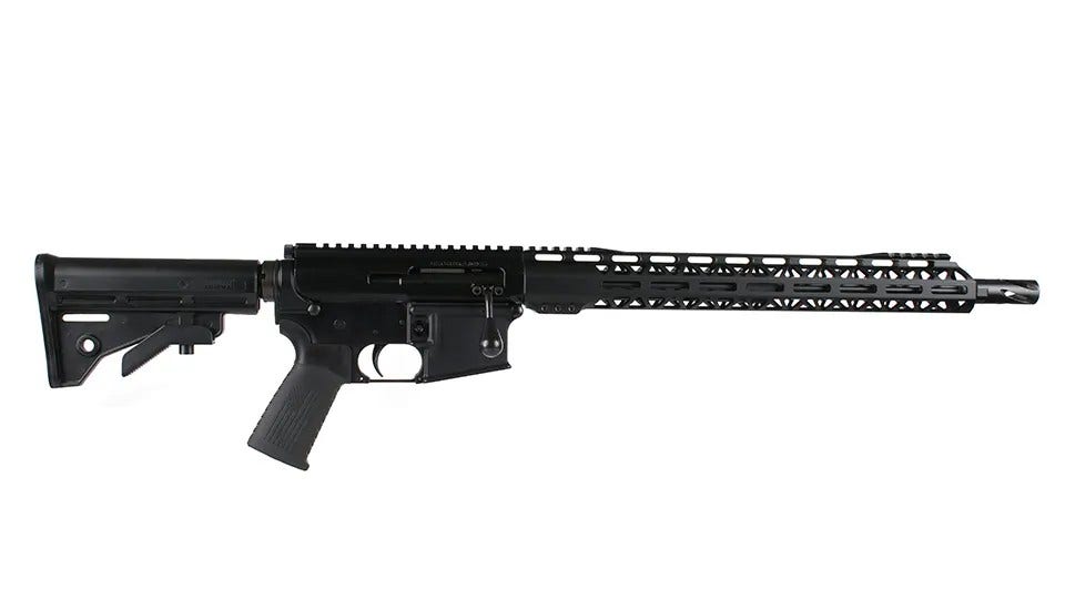 BC-15 .223 Wylde Bolt Action Style Complete Rifle, 16" Parkerized Mid Weight Barrel, 1:8 Twist, 15" M-LOK Rail