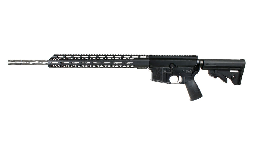 BC-15 | .22 ARC Bolt Action Style Complete Rifle | 20" Stainless Heavy Barrel | 1:7 Twist | Forged Lower | Spiral Flutes | MLOK 15" Split Rail