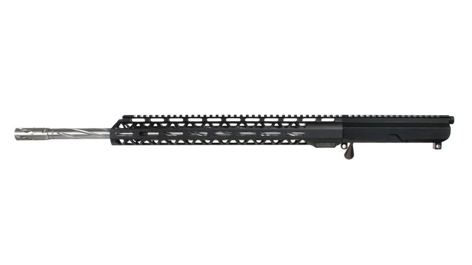 BC-15 6.5 Grendel Bolt Action Style Upper Assembly, 20" Stainless Heavy Barrel, 1:8 Twist, Spiral Flutes, MLOK 15" Split Rail
