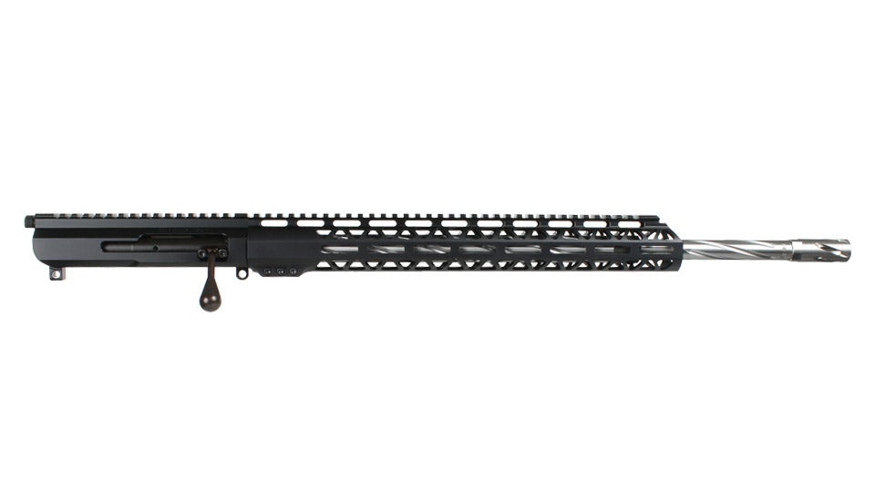 BC-15 .22 ARC Bolt Action Style Upper Assembly, 20" Stainless Heavy Barrel, 1:7 Twist, Spiral Flutes, MLOK 15" Split Rail