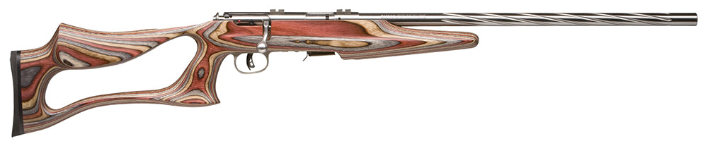 Savage Arms 92750 93 BSEV Full Size 22 WMR 5+1 21" Matte Heavy Spiral Fluted Barrel, Matte Stainless Steel Drilled & Tap