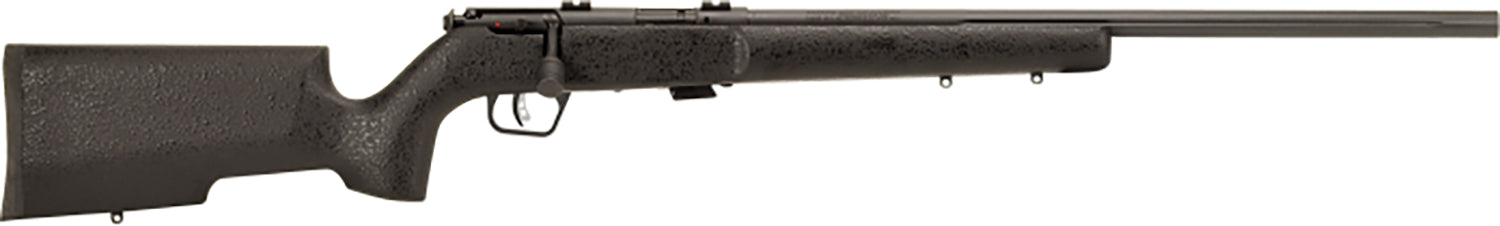 Savage Arms 25745 Mark II TR Full Size 22 LR 5+1 22" Matte Black Heavy Fluted Barrel, Matte Black Drilled & Tapped Carbo