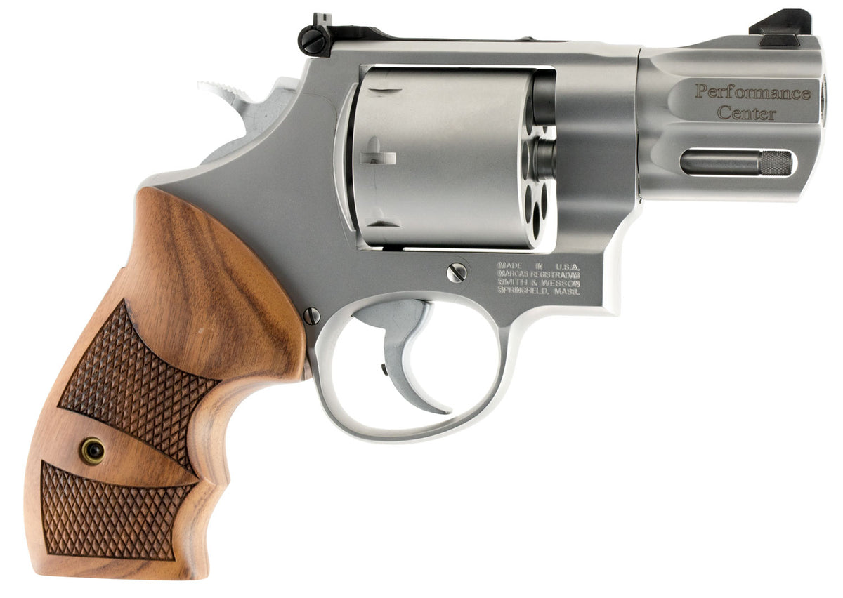 Smith & Wesson 170133 Performance Center Model 627 38 S&W Spl +P, 357 Mag 8rd 2.63" Stainless Steel Barrel & Cylinder Ma