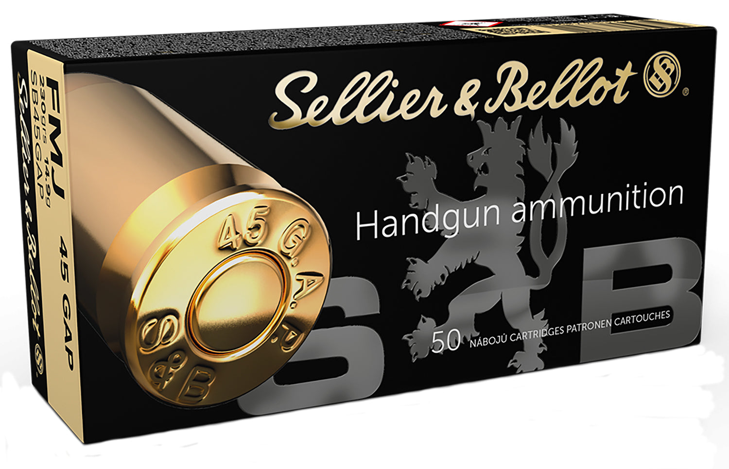 Sellier & Bellot SB45GAP Handgun  45GAP 230gr Full Metal Jacket 50 Per Box/20 Case