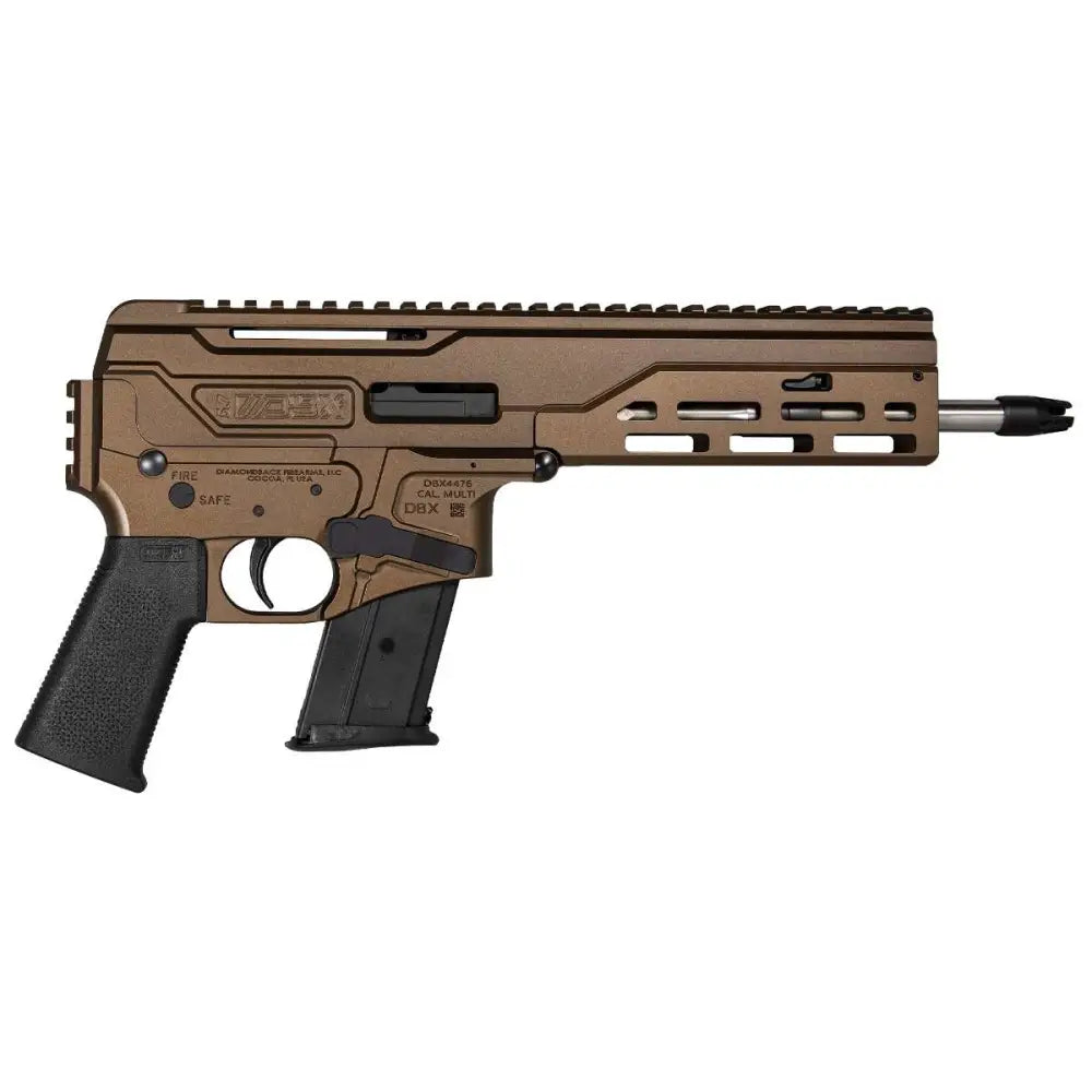 DIAMONDBK DBX57 8" W/MLOK RL NO BRC, MB PSTL