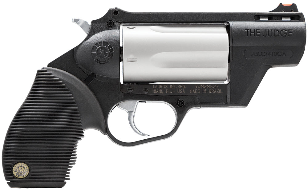 Taurus 2441029TCPLY Judge Public Defender 45 Colt (LC) Caliber or 2.50" 410 Gauge 5 Shot 2.50" Black Finish Barrel, Matt