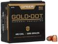 Speer 4470 Gold Dot Personal Protection 45Cal 185gr Hollow Point 100 Per Box/5 Case