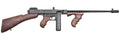 Thompson T1B 1927A-1 Deluxe 45 ACP Caliber with 16.50" Barrel, 20+1 Capacity Stick Magazine, Blued Metal Finish, Walnut 