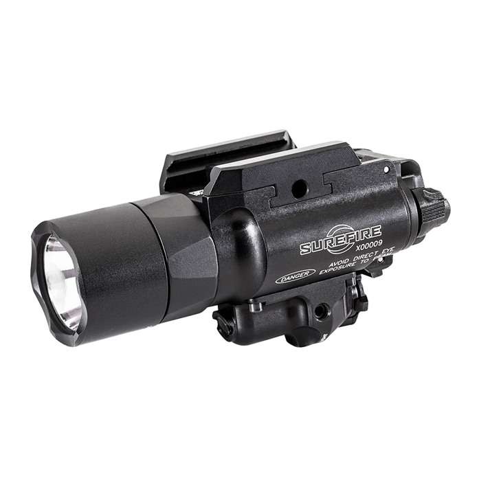 SUREFIRE X400 TURBO HC + GREEN LASER BLACK THUMB SCREW MOUNT Z-XBC