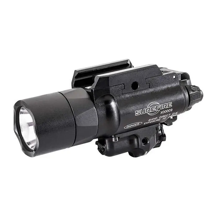 SUREFIRE X400 TURBO HC + RED LASER BLACK THUMB SCREW MOUNT Z-XBC