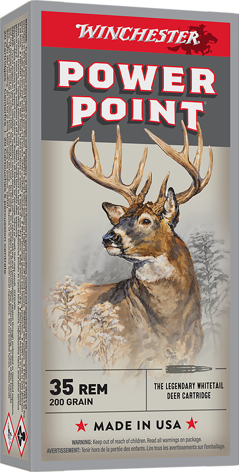Winchester Ammo X35R1 Power-Point  35Rem 200gr 20 Per Box/10 Case