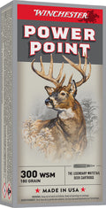 Winchester Ammo X300WSM Power-Point  300WSM 180gr 20 Per Box/10 Case