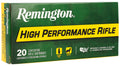 Remington Ammunition 21303 High Performance Rifle 222Rem 50gr Pointed Soft Point 20 Per Box/10 Case