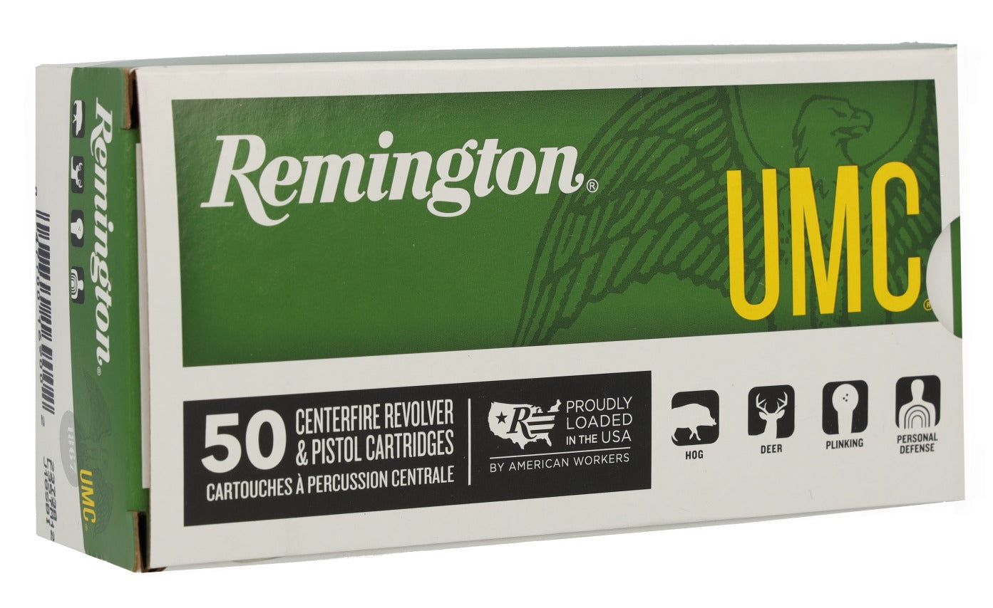 Remington Ammunition 23738 UMC  357Mag 125gr Jacketed Soft Point 50 Per Box/10 Case