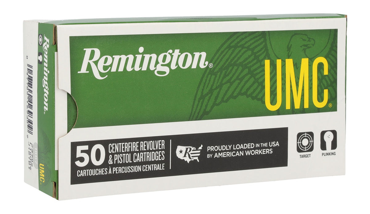 Remington Ammunition 23706 UMC  10mmAuto 180gr Full Metal Jacket 50 Per Box/10 Case