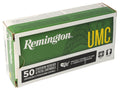 Remington Ammunition 23728 UMC  9mmLuger 115gr Full Metal Jacket 50 Per Box/10 Case