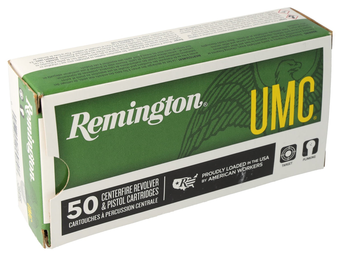 Remington Ammunition 23728 UMC  9mmLuger 115gr Full Metal Jacket 50 Per Box/10 Case