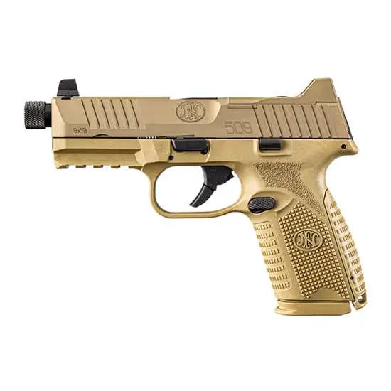 dFN 509 M TACTICAL PSTL 9MM FDE N.S T.B. 2-10RD MAG