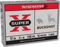 Winchester Ammo XB12L4 Super X  12Gauge 3.50" 54Pellets 4Buck Shot 5 Per Box/50 Case