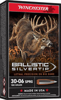 Winchester Ammo SBST3006B Ballistic Silvertip  30-06Springfield 180gr Rapid Controlled Expansion Polymer Tip 20 Per Box/