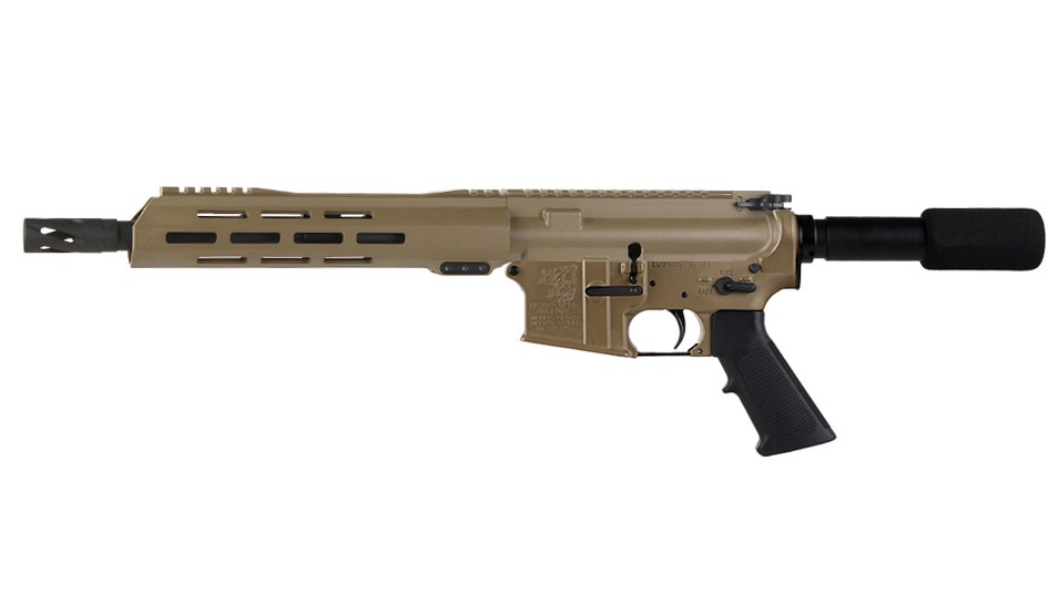 BC-15 7.62X39 Flat Dark Earth Cerakote Pistol, 10.5" Parkerized Heavy Barrel, 1:10 Twist, Pistol Length Gas System, 10" M-LOK Rail