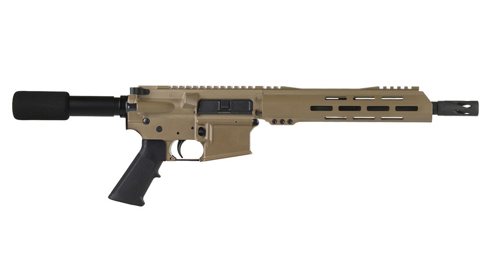 BC-15 7.62X39 Flat Dark Earth Cerakote Pistol, 10.5" Parkerized Heavy Barrel, 1:10 Twist, Pistol Length Gas System, 10" M-LOK Rail