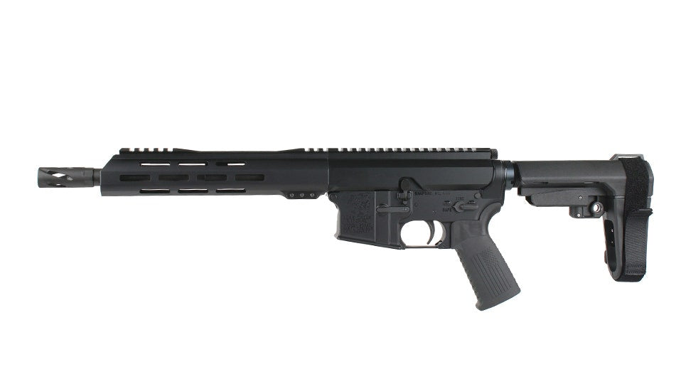 BC-15 7.62X39 Side Charging Complete Pistol, 10.5" Parkerized Heavy Barrel, 1:10 Twist, Pistol Length Gas System, 10" M-LOK Rail, Brace