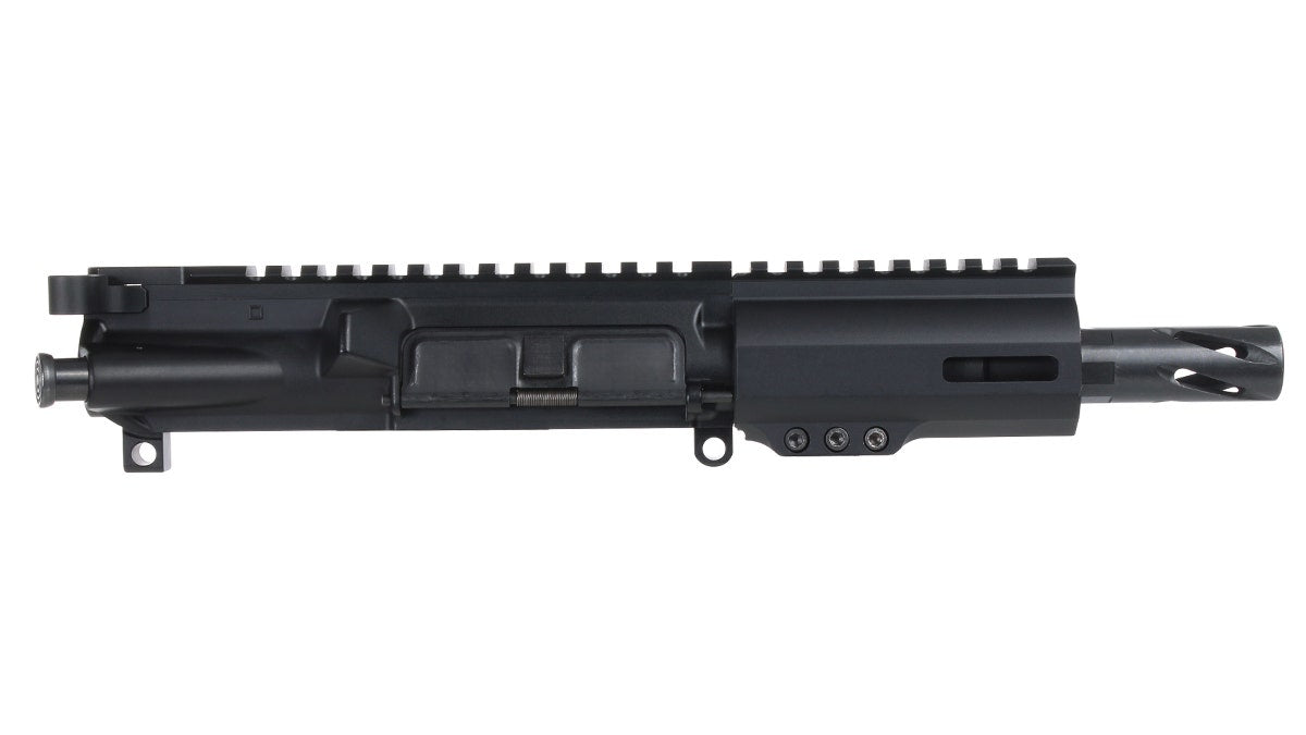 BC-15 7.62X39 Forged Complete Upper Assembly, 4.5" Black Nitride Heavy Barrel, 1:10 Twist, Micropistol Length Gas System, 3.8" M-LOK Rail