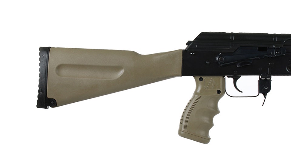 BC-47 7.62x39 AK-47 Rifle, 16" Parkerized Barrel, 1:10 Twist, Black Nitride Receiver " Tan