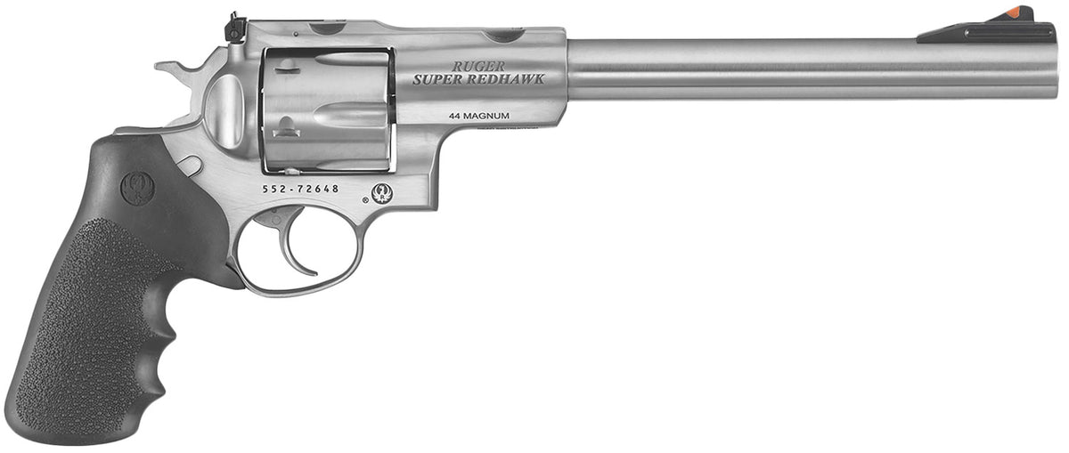 Ruger 5502 Super Redhawk  Large Frame 44 Rem Mag/44 Special 6rd 9.50" Satin Stainless Steel w/Integral Mount Barrel, Sat