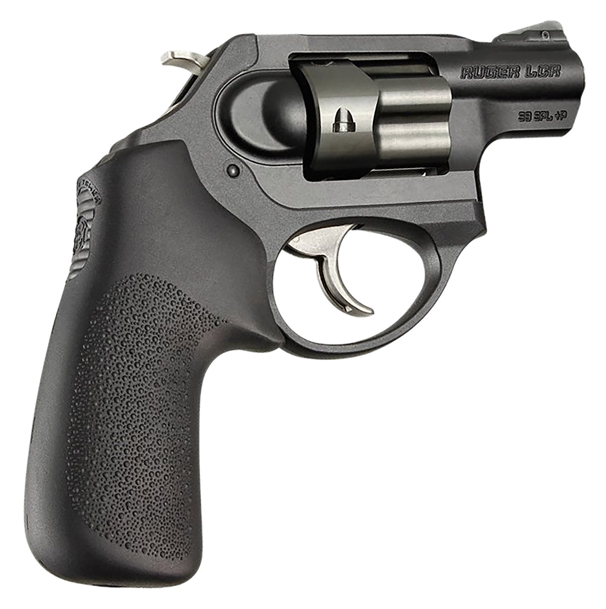 Hogue 78030 Tamer  Black Rubber Cushion Grip without Finger Grooves for Ruger LCR, LCRx