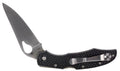 Spyderco BY03PBK2 Byrd Cara Cara 2 Lightweight 3.75" Folding Drop Point Plain 8Cr13MoV SS Blade Black  Textured FRN Hand