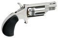 North American Arms 22MSTW Wasp Snub Nose 22 WMR 5 Shot 1.13" Stainless Steel Vent Rib Barrel, Stainless Steel Frame & C